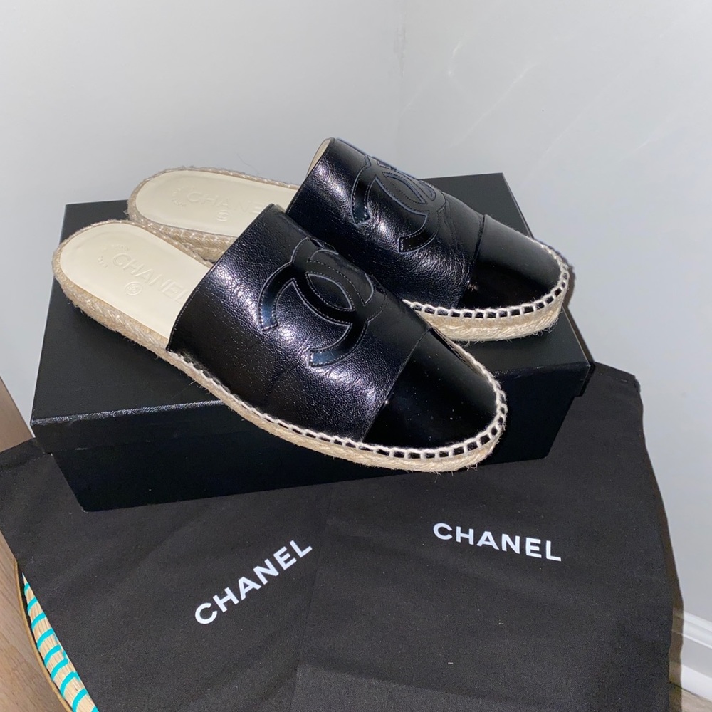 Chanel Slide Espadrilles
